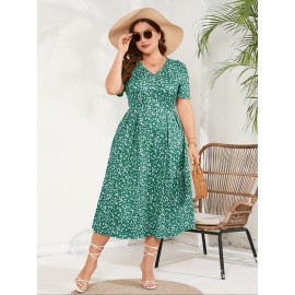 Plus Size Maxi Dress Womens Summer Casual Boho Floral Empire Waist Plus Size Flowy Dress Plus Size Dresses for Curvy Women Plus Size Maxi Dress Womens Summer Casual Boho Floral Empire Waist Plus Size Flowy Dress Plus Size Dresses for Curvy Women