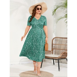 Plus Size Maxi Dress Womens Summer Casual Boho Floral Empire Waist Plus Size Flowy Dress Plus Size Dresses for Curvy Women Plus Size Maxi Dress Womens Summer Casual Boho Floral Empire Waist Plus Size Flowy Dress Plus Size Dresses for Curvy Women