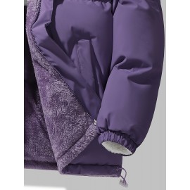 1pc Double-Sided Outdoor Jacket Women'S Fashion Large Size Women'S Clothing  New Autumn And Winter Outdoor Jacket Loose Top Large Size Women'S Versatile Fashion Casual Large Size Outdoor Double-Sided Soft Shell Jacket