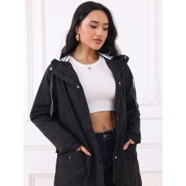 Large Size Women's Windbreaker Jacket, Suitable For Autumn And Winter, Comfortable And Fashionable, Outdoor Sports And Daily Wear Large Size Women's Windbreaker Jacket, Suitable For Autumn And Winter, Comfortable And Fashionable, Outdoor Sports And Daily Wear