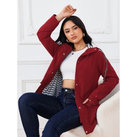 Large Size Women's Windbreaker Jacket, Suitable For Autumn And Winter, Comfortable And Fashionable, Outdoor Sports And Daily Wear Large Size Women's Windbreaker Jacket, Suitable For Autumn And Winter, Comfortable And Fashionable, Outdoor Sports And Daily Wear