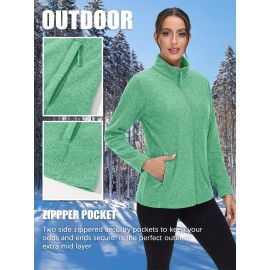 Women's Plus Size Fleece Jacket Full Zip Stand Collar Casual Jacket Autumn And Winter Warm Coat Lightweight Soft Comfort Jacket 2 Zipper Pockets Daily Travel Wear Commute Office To School Home Outdoor Recreation Activities Large Size Fleece Jacket Women's Plus Size Fleece Jacket Full Zip Stand Collar Casual Jacket Autumn And Winter Warm Coat Lightweight Soft Comfort Jacket 2 Zipper Pockets Daily Travel Wear Commute Office To School Home Outdoor Recreation Activities Large Size Fleece Jacket