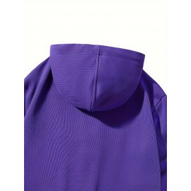 Chic Plus Size Women's Hooded Jacket - Color Block, Zip-Up Outdoor Coat With Drawstring & Pockets For Fall/Winter Chic Plus Size Women's Hooded Jacket - Color Block, Zip-Up Outdoor Coat With Drawstring & Pockets For Fall/Winter