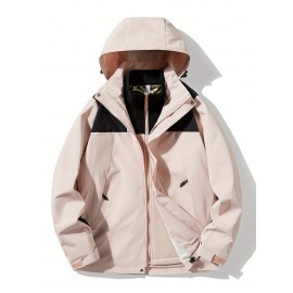 Women's 3-in-1 Winter Outdoor Jacket Set - Waterproof, Windproof & Warm with Detachable Fleece Liner, Hooded for Hiking & Travel Women's 3-in-1 Winter Outdoor Jacket Set - Waterproof, Windproof & Warm with Detachable Fleece Liner, Hooded for Hiking & Travel