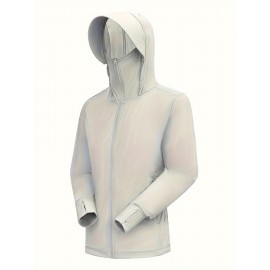 Women's Plus Size Solid Lightweight Hooded Sports Jacket, Spring/Summer, Pockets Women's Plus Size Solid Lightweight Hooded Sports Jacket, Spring/Summer, Pockets