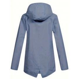 Plus Size Plush Lined Hooded Coat, Warm Long Sleeve Zipper Coat for Winter, Casual Women's Clothing Plus Size Plush Lined Hooded Coat, Warm Long Sleeve Zipper Coat for Winter, Casual Women's Clothing